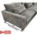 Bella Deep Sectional With Chaise With Pillowtop Ottoman